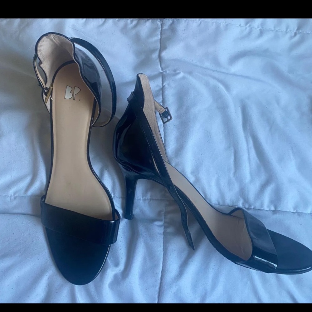 BP Nordstrom Black Kitten Heels